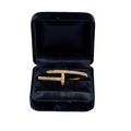 Gold plated T-Bar Cuff Bracelet