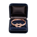 Infinity Rose Gold Plated Bracelet