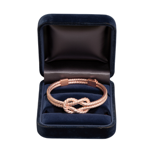 Infinity Rose Gold Plated Bracelet