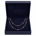 Double-Layer Gold Diamond Necklace
